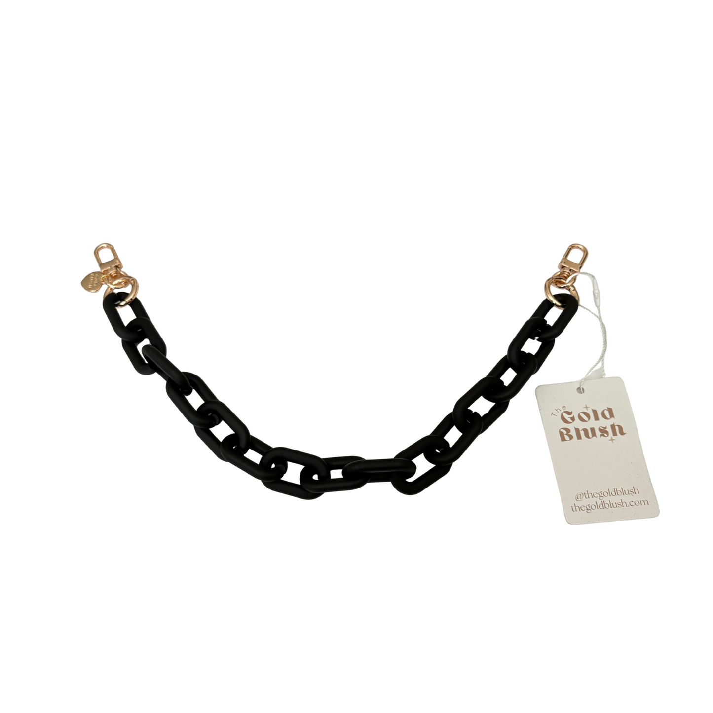 Gold Blush PopLinks – Chunky Acrylic Bag Chain for Purses, Handbags & Crossbodies (Decor or Handle)