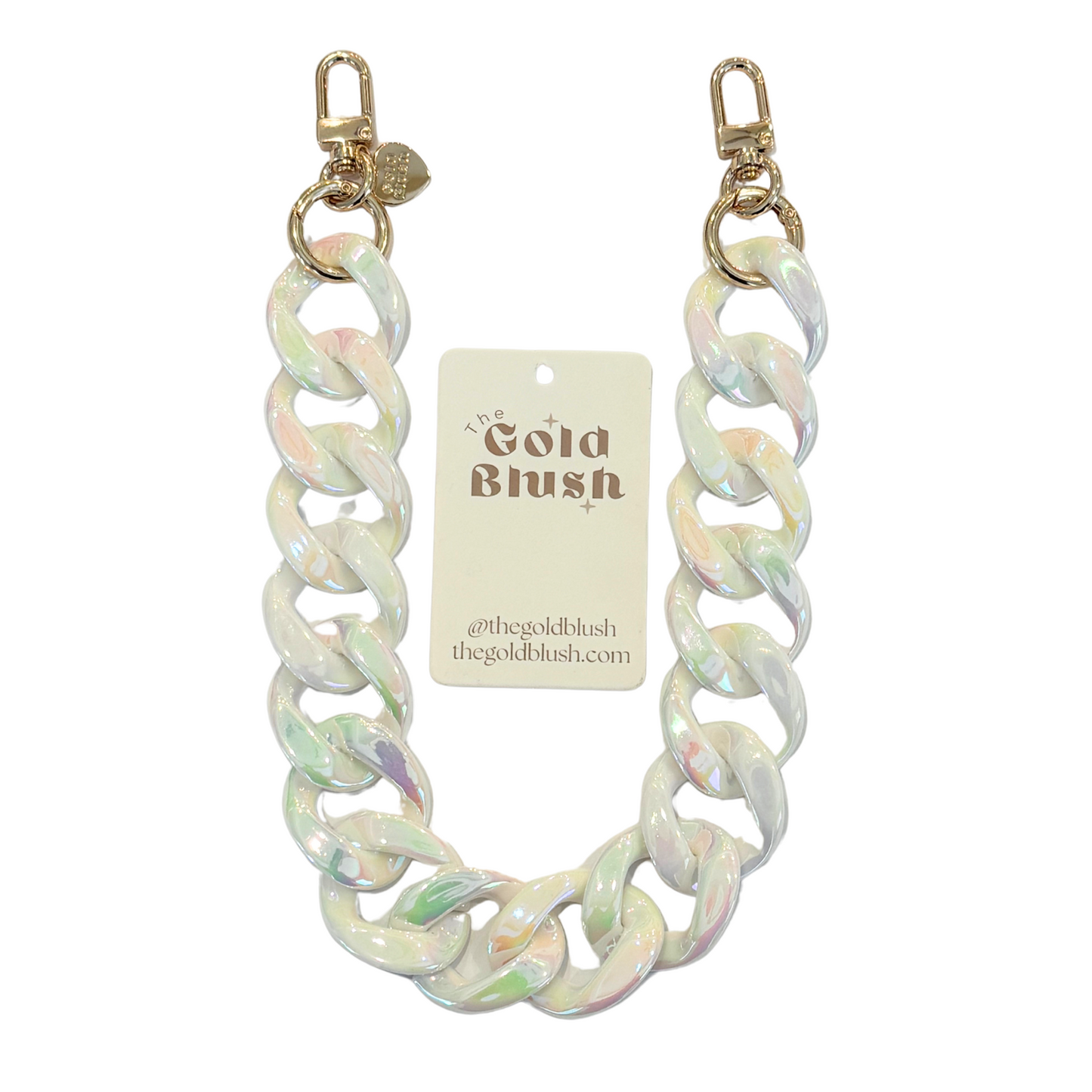 Acrylic Luxe Bag Chain | 18" Multi-Use Handle, Strap & Décor