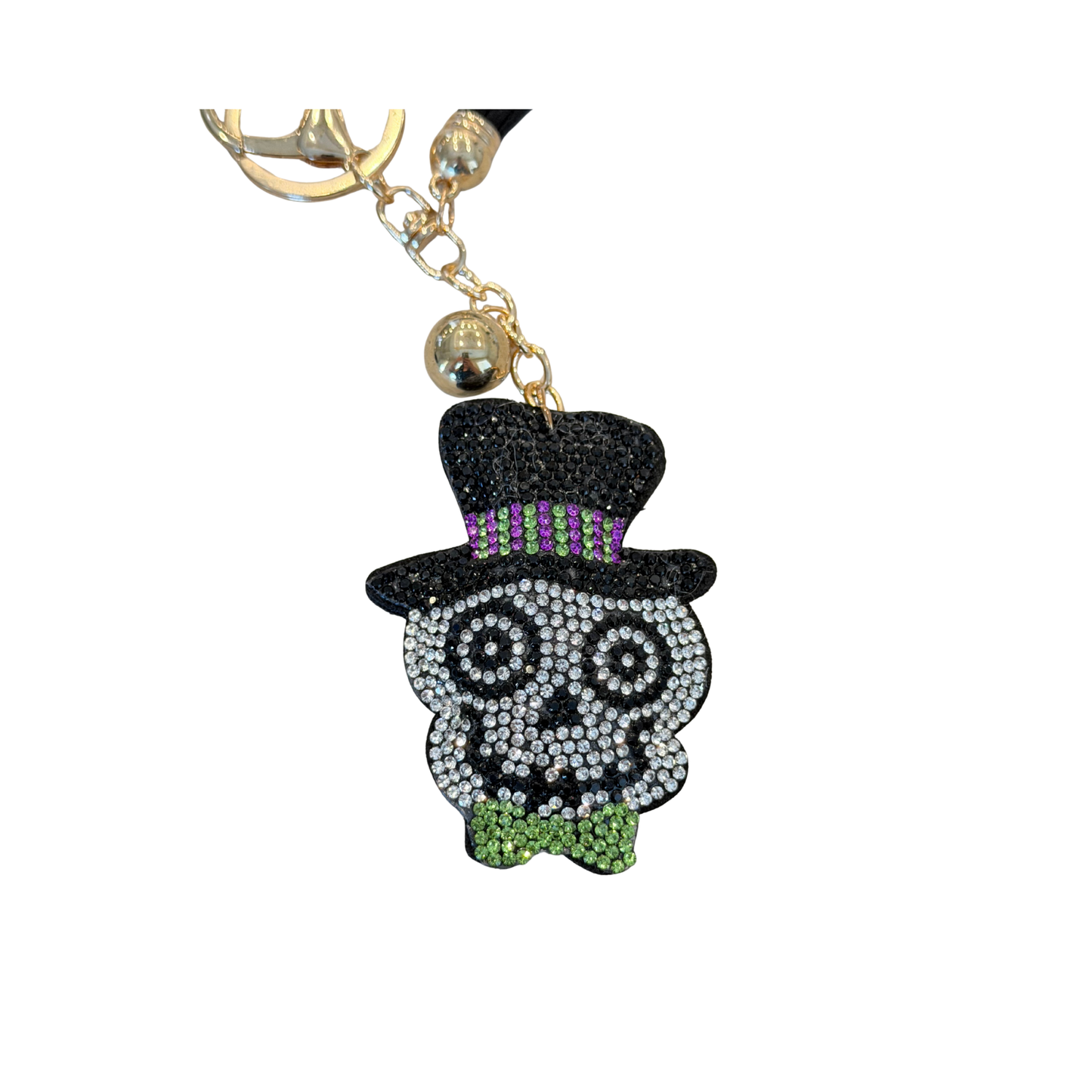 Seasonal Bling Bag Charm with Keychain, Fashion Accessory for Keys, Purse, Backpack decor keychain bag