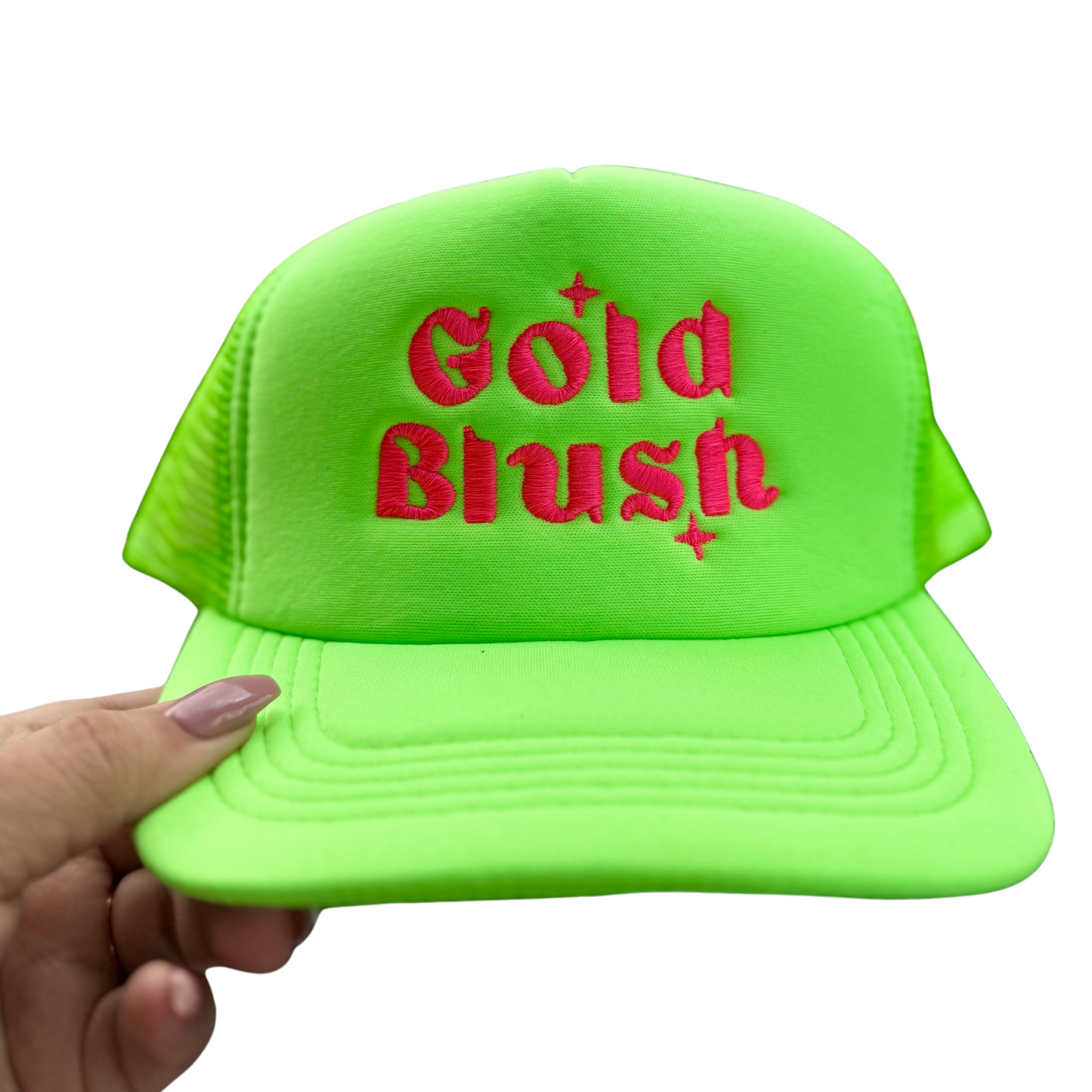 Gold Blush Branded Hats- Neon Edition