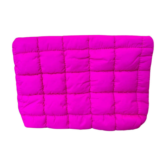 Nylon Puffer Pouch - Cosmetic Bag, Organizer for Tech and More travel makeup