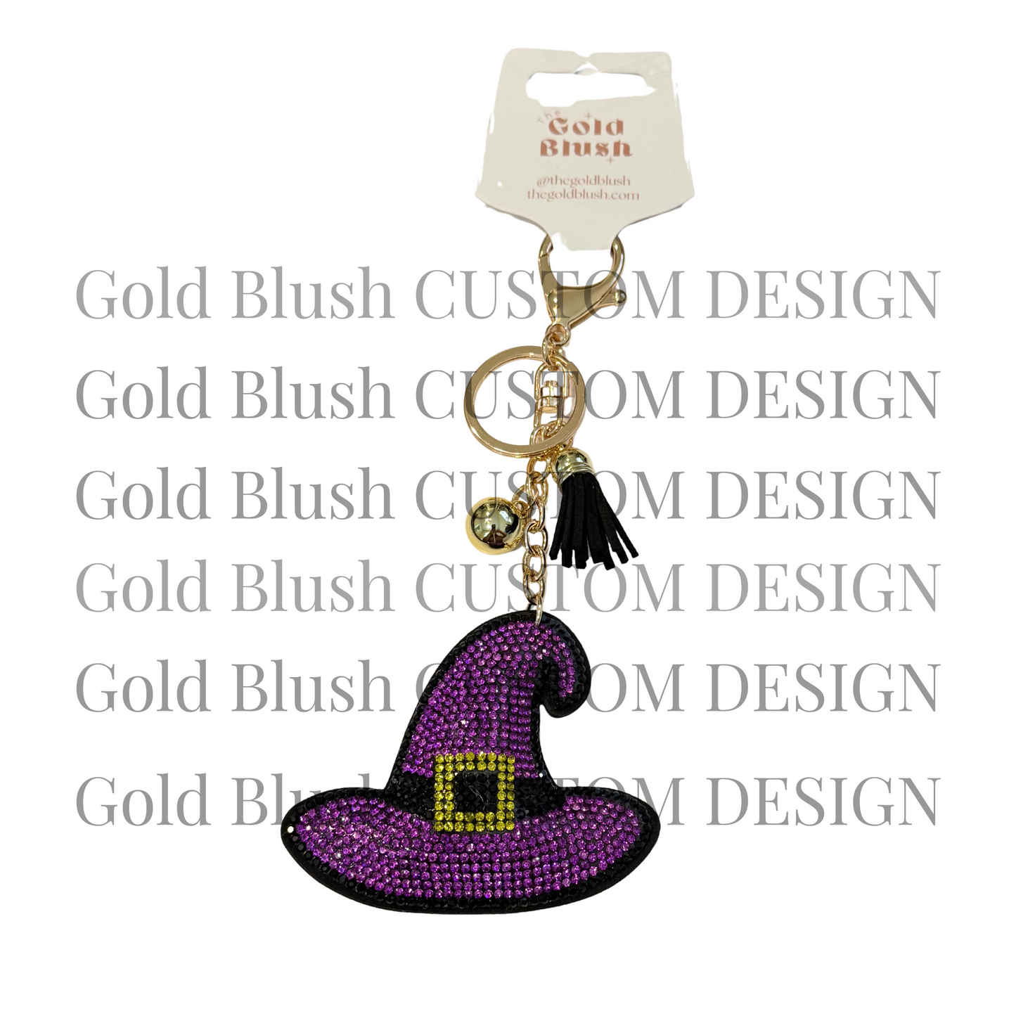 Seasonal Bling Bag Charm with Keychain, Fashion Accessory for Keys, Purse, Backpack decor keychain bag