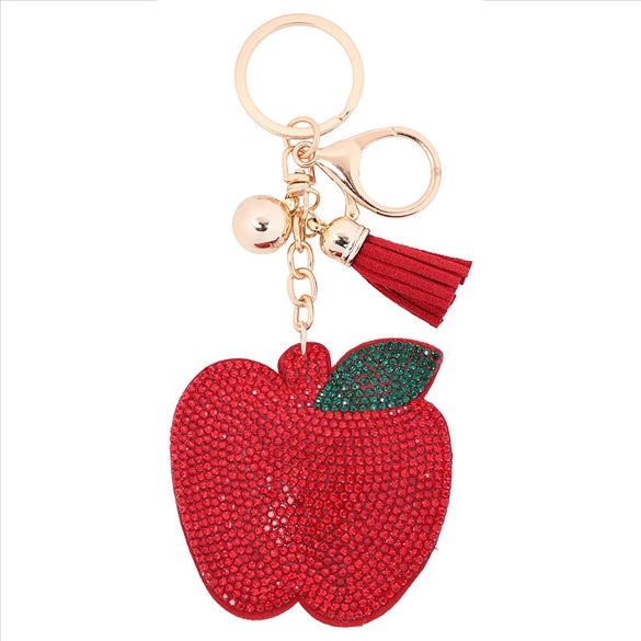 Bling Bag Charm with Keychain, Fashion Accessory for Keys, Purse, Backpack decor keychain bag
