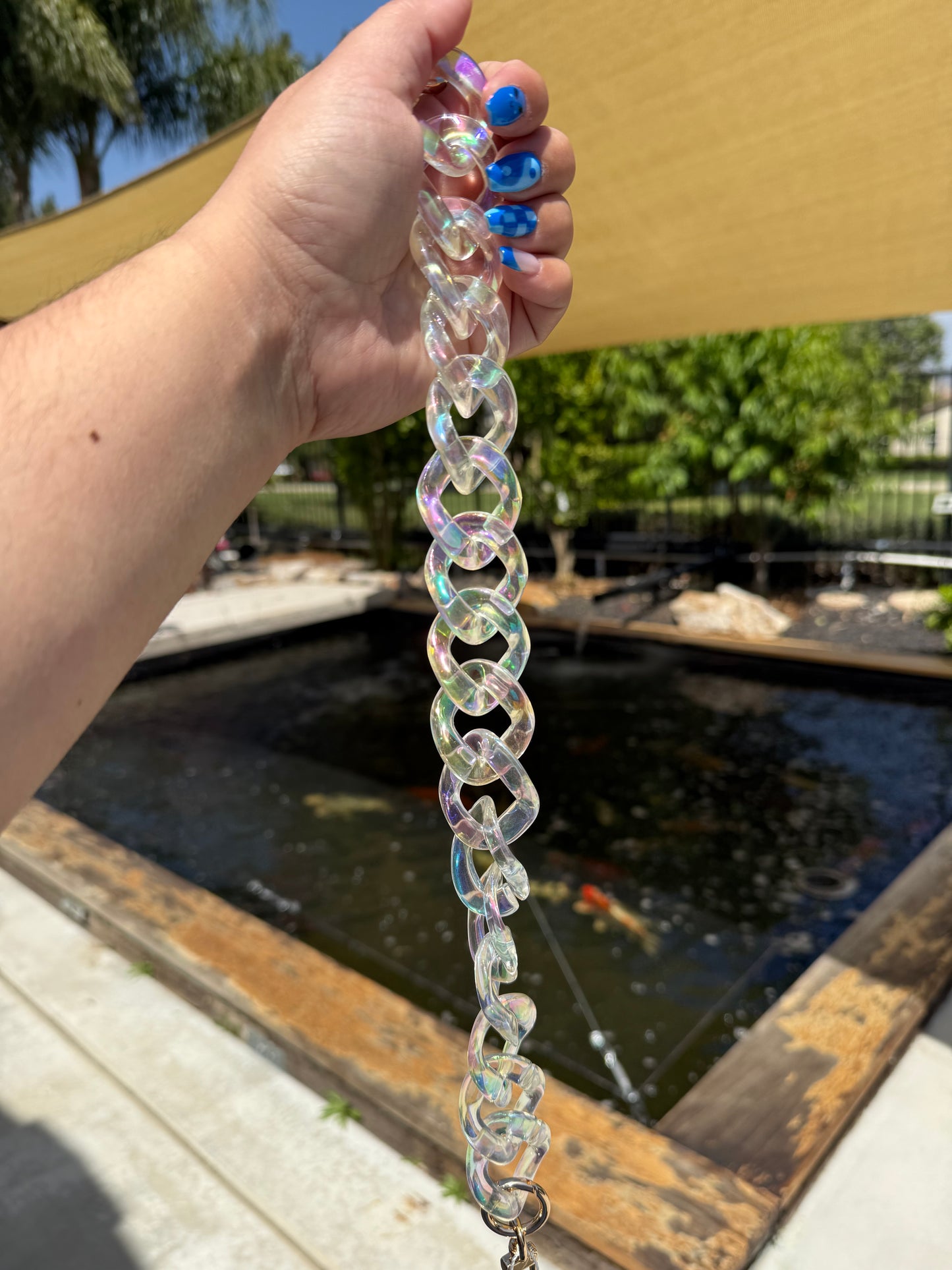 Acrylic Luxe Bag Chain | 18" Multi-Use Handle, Strap & Décor