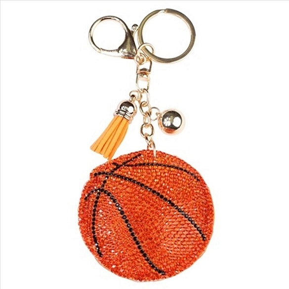 Bling Bag Charm with Keychain, Fashion Accessory for Keys, Purse, Backpack decor keychain bag