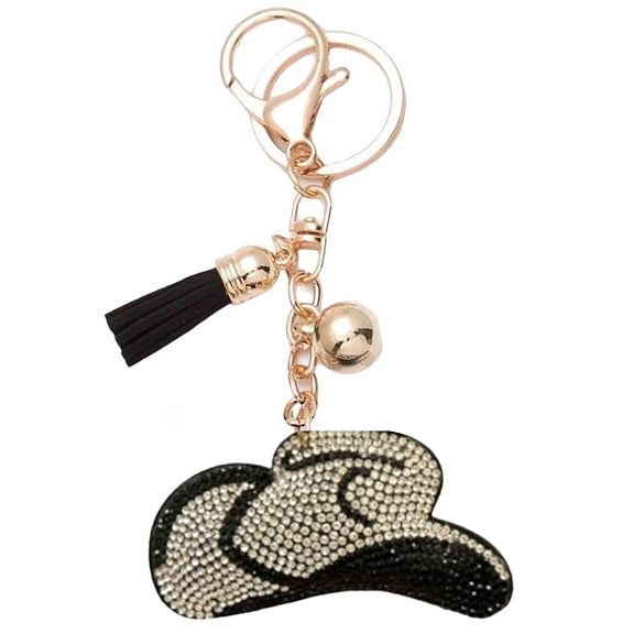 Bling Bag Charm with Keychain, Fashion Accessory for Keys, Purse, Backpack decor keychain bag