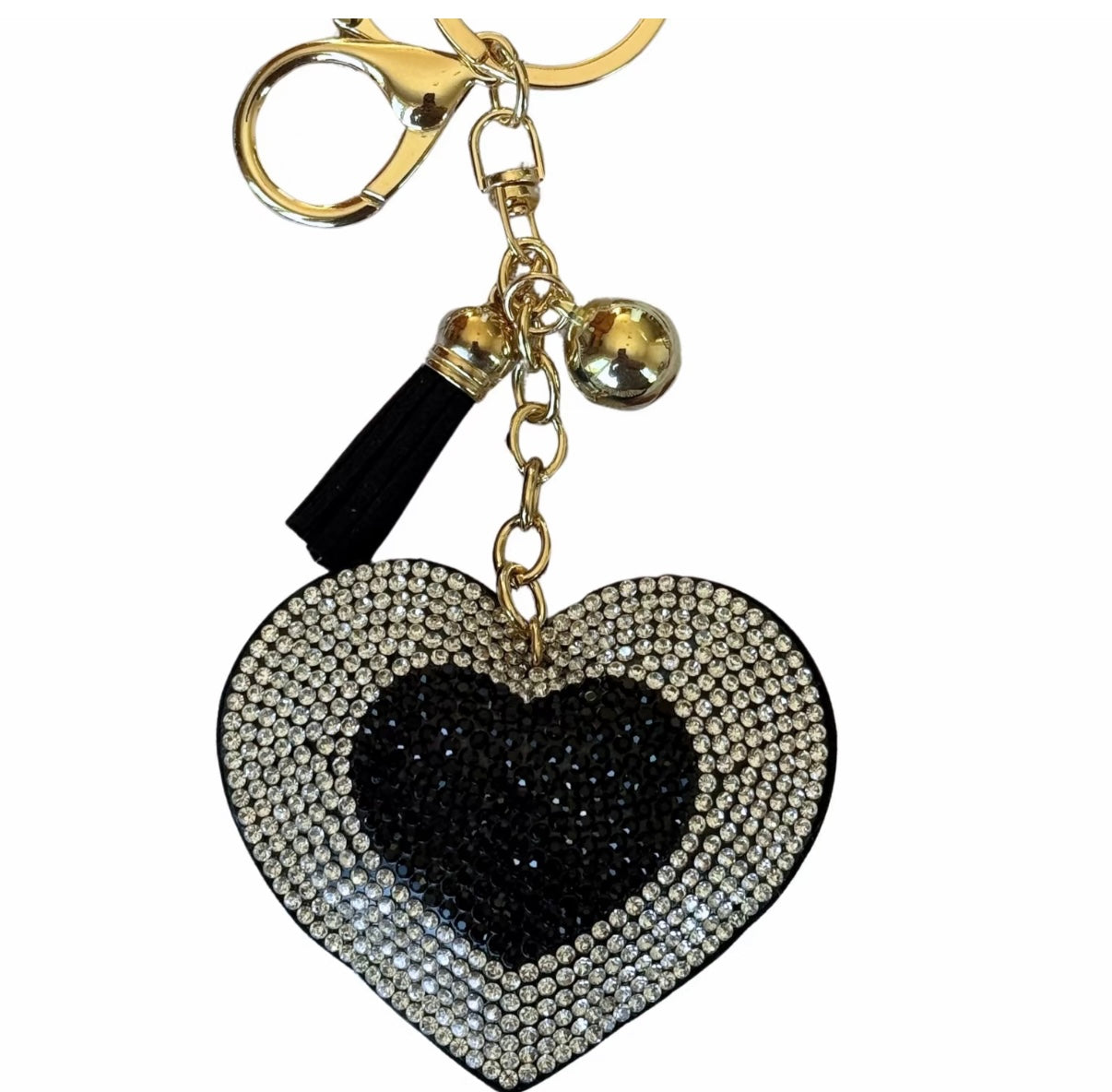 Bling Bag Charm with Keychain, Fashion Accessory for Keys, Purse, Backpack decor keychain bag