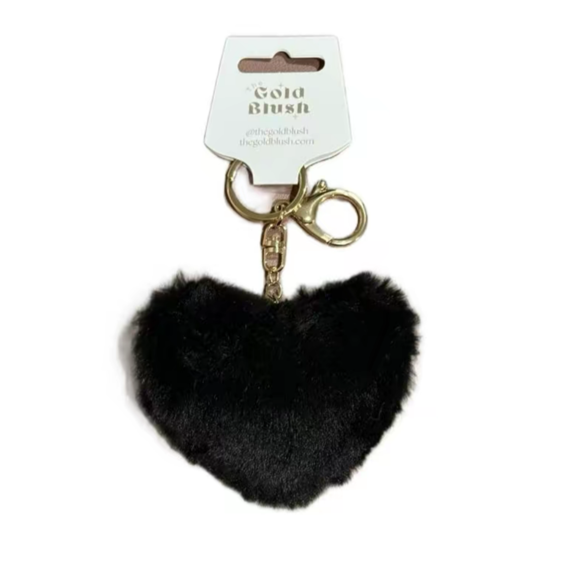 Fluffy Bag Charms- Plush with Keyring Attachment