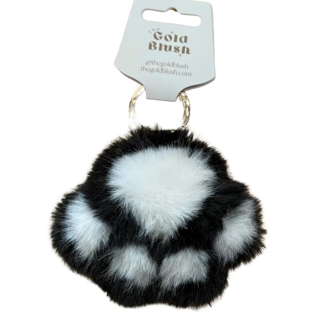 Fluffy Bag Charms- Plush with Keyring Attachment