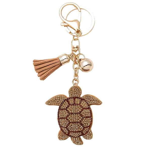 Bling Bag Charm with Keychain, Fashion Accessory for Keys, Purse, Backpack decor keychain bag