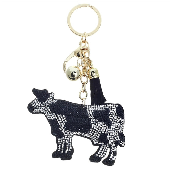 Bling Bag Charm with Keychain, Fashion Accessory for Keys, Purse, Backpack decor keychain bag