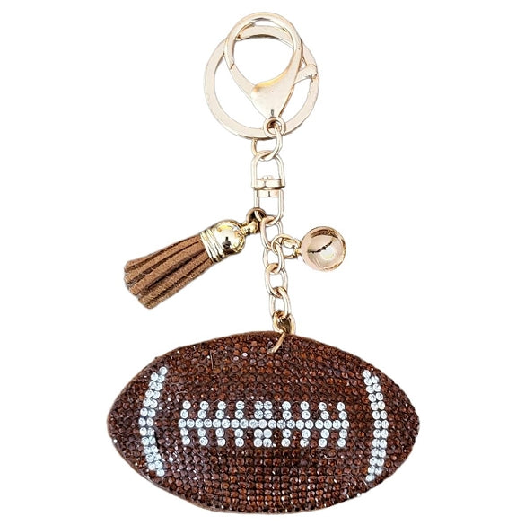 Bling Bag Charm with Keychain, Fashion Accessory for Keys, Purse, Backpack decor keychain bag