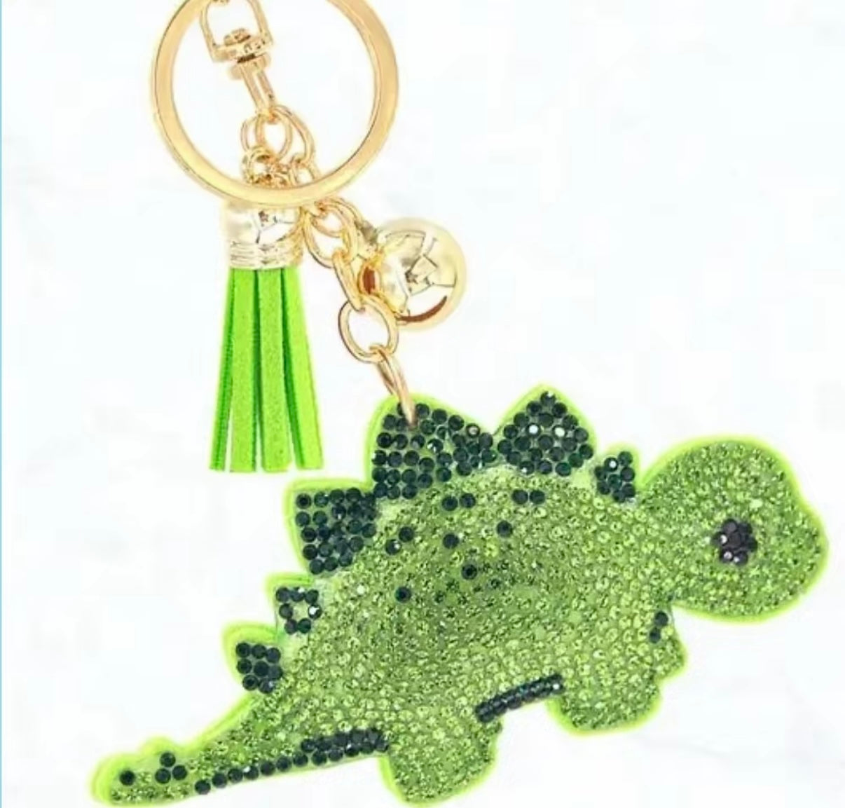 Bling Bag Charm with Keychain, Fashion Accessory for Keys, Purse, Backpack decor keychain bag