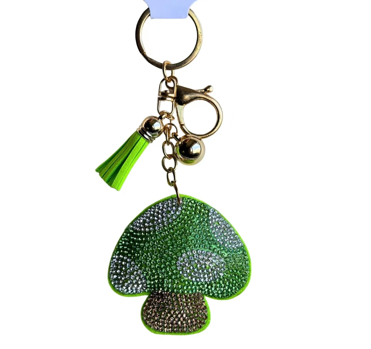Bling Bag Charm with Keychain, Fashion Accessory for Keys, Purse, Backpack decor keychain bag
