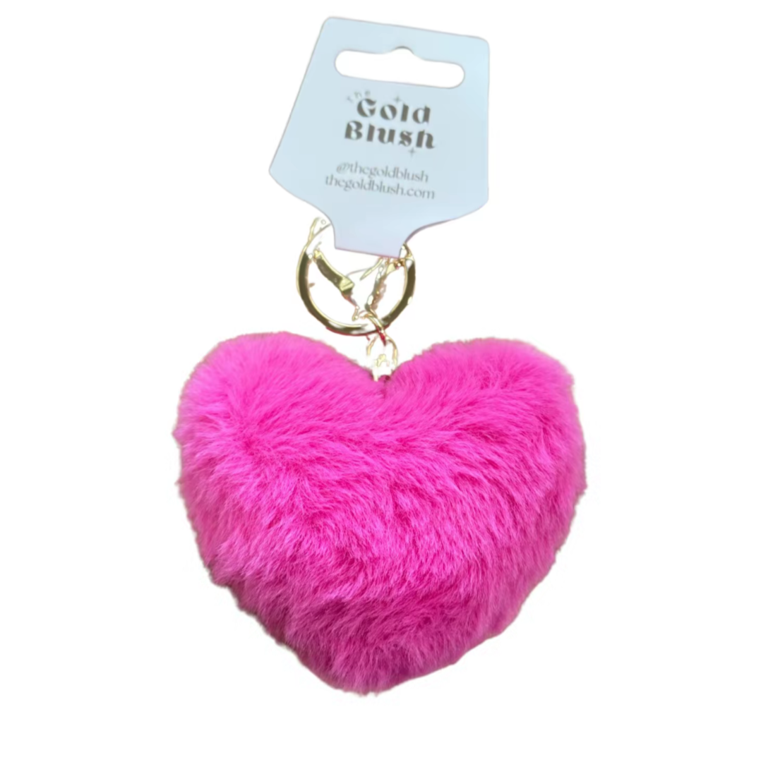 Fluffy Bag Charms- Plush with Keyring Attachment
