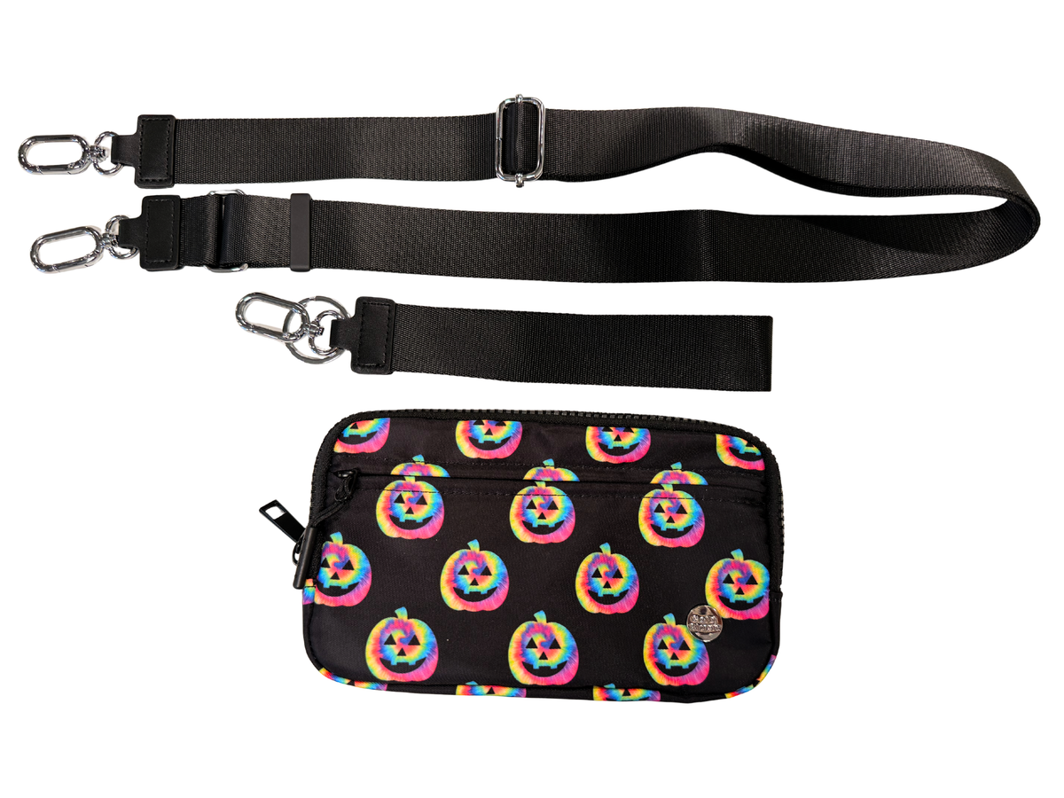 Gold Blush® DualMode 2 in 1 Wallet RFID Protected– Nylon Wristlet & Crossbody Bag for Women, Fits Most Smartphones, Stylish & Versatile