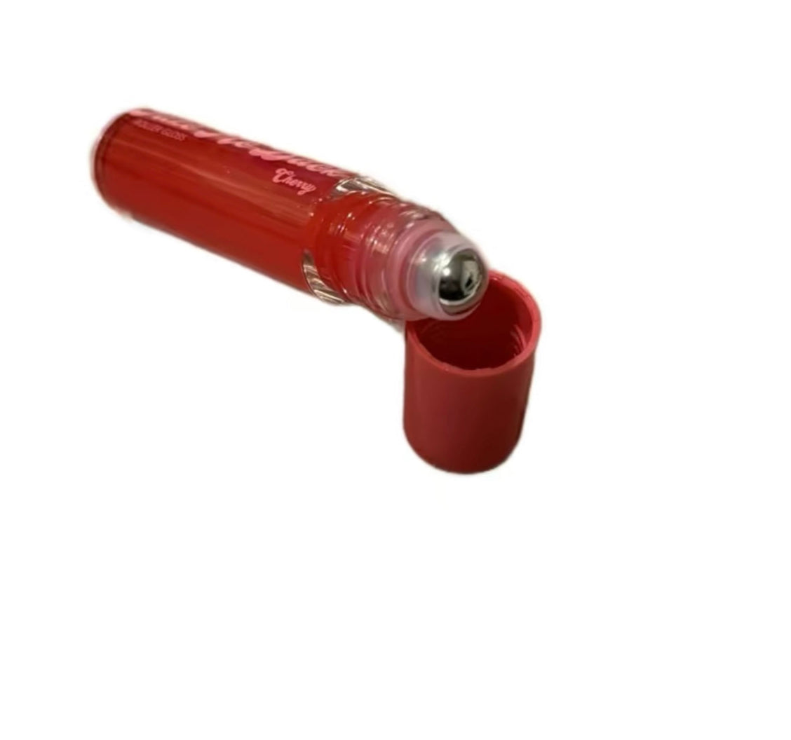Take me Back Roller Ball Lip Gloss- Set of 3 Lightweight Nourishing Cosmetic Makeup Glossy