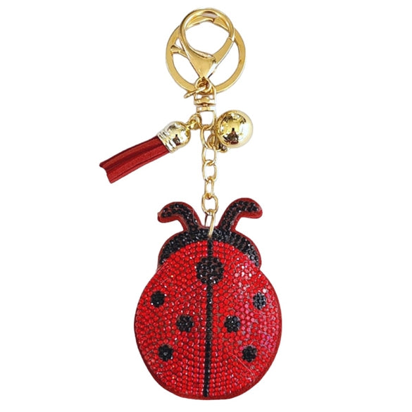 Bling Bag Charm with Keychain, Fashion Accessory for Keys, Purse, Backpack decor keychain bag