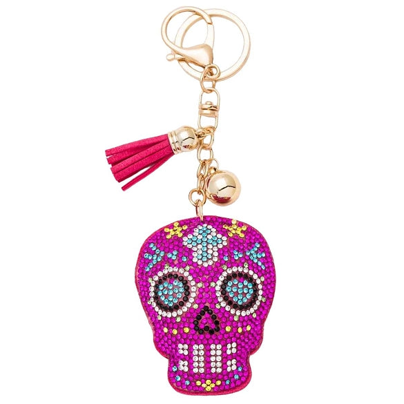 Bling Bag Charm with Keychain, Fashion Accessory for Keys, Purse, Backpack decor keychain bag