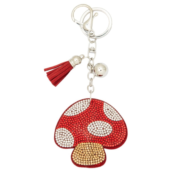 Bling Bag Charm with Keychain, Fashion Accessory for Keys, Purse, Backpack decor keychain bag