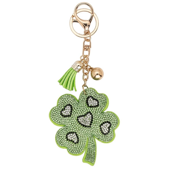 Seasonal Bling Bag Charm with Keychain, Fashion Accessory for Keys, Purse, Backpack decor keychain bag