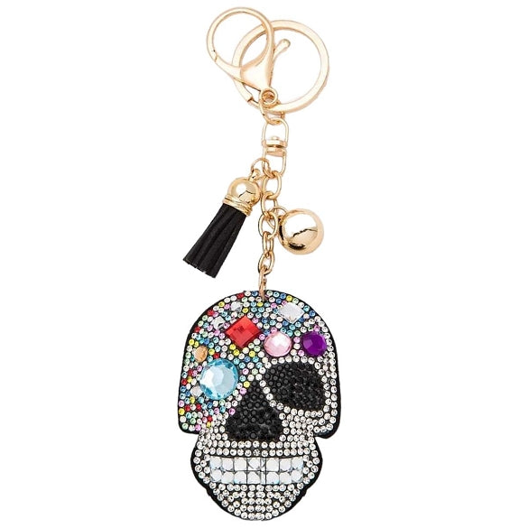 Bling Bag Charm with Keychain, Fashion Accessory for Keys, Purse, Backpack decor keychain bag