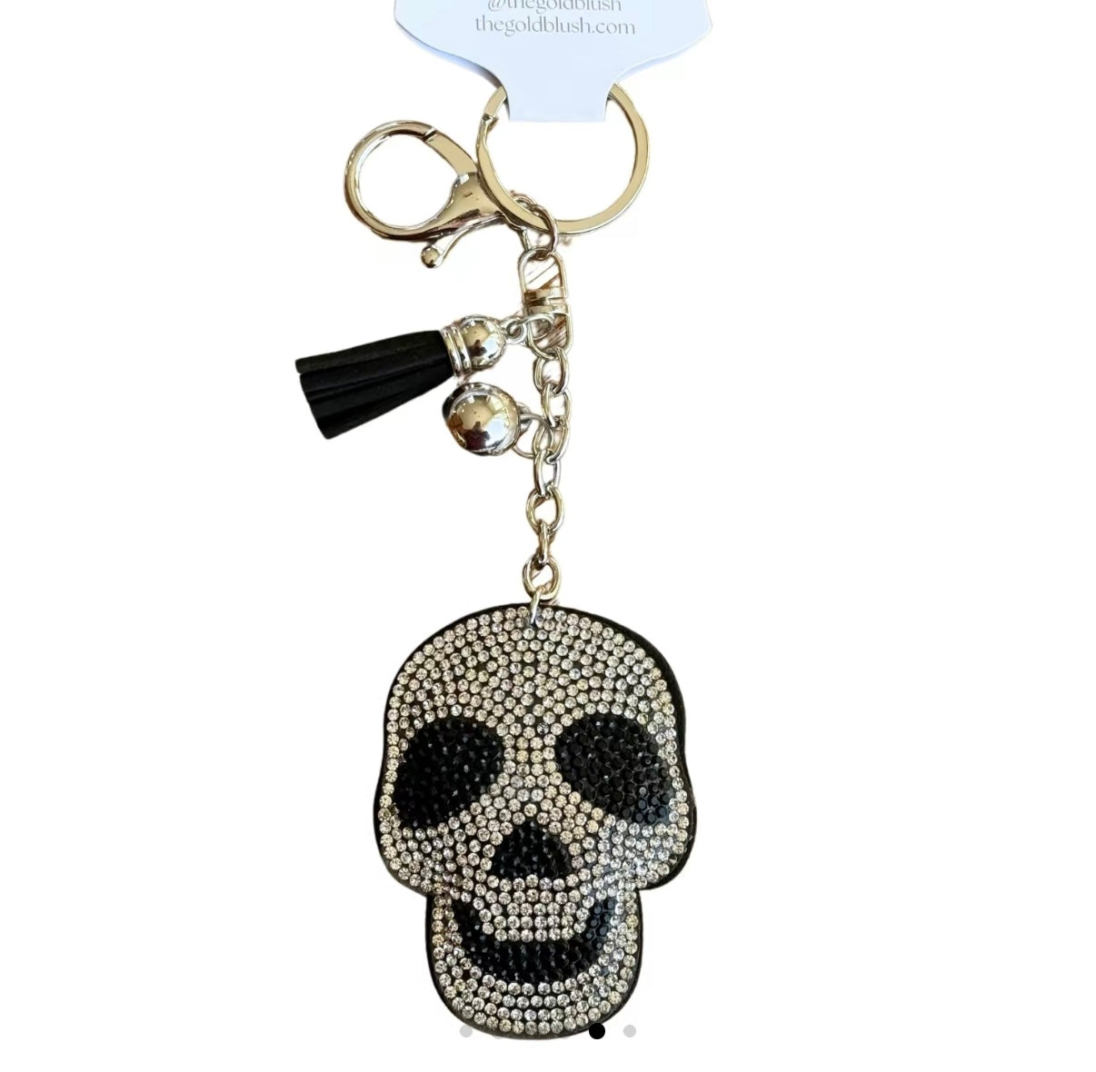 Bling Bag Charm with Keychain, Fashion Accessory for Keys, Purse, Backpack decor keychain bag