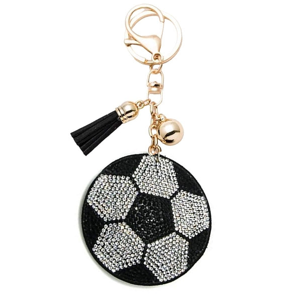 Bling Bag Charm with Keychain, Fashion Accessory for Keys, Purse, Backpack decor keychain bag