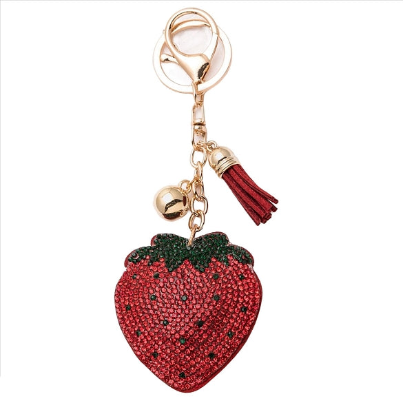 Bling Bag Charm with Keychain, Fashion Accessory for Keys, Purse, Backpack decor keychain bag