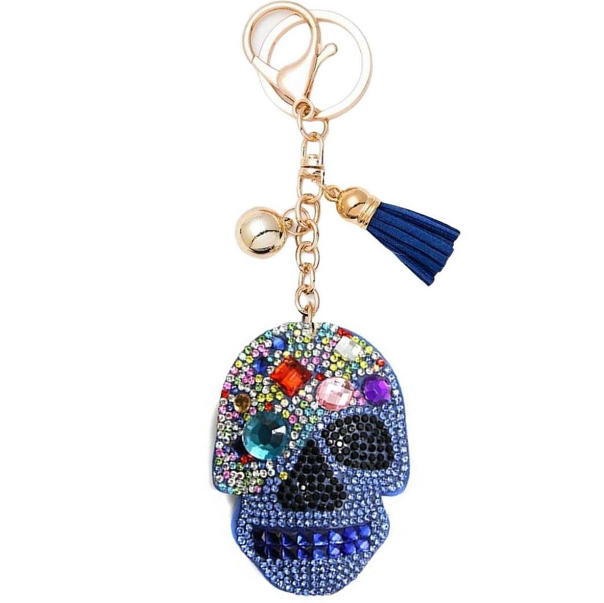 Seasonal Bling Bag Charm with Keychain, Fashion Accessory for Keys, Purse, Backpack decor keychain bag