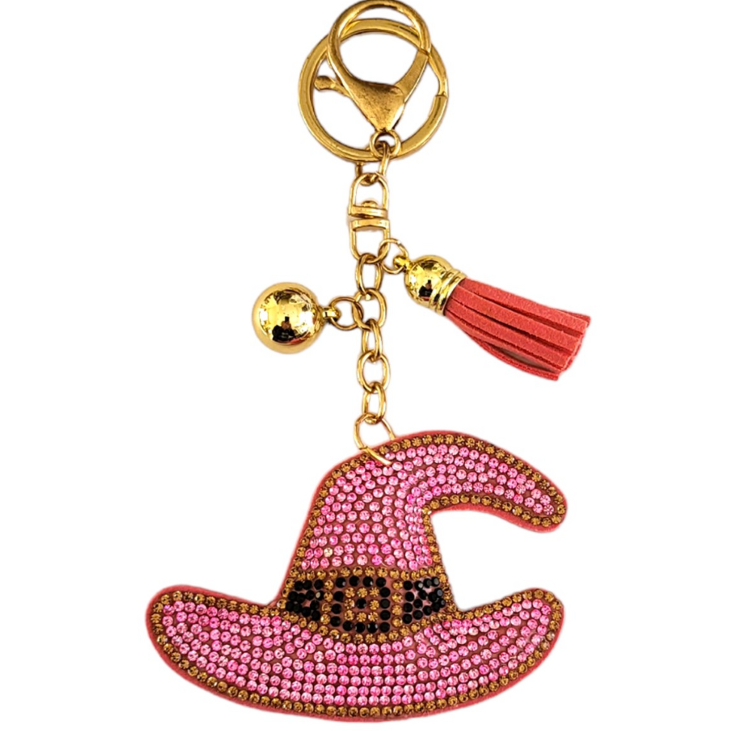 Seasonal Bling Bag Charm with Keychain, Fashion Accessory for Keys, Purse, Backpack decor keychain bag