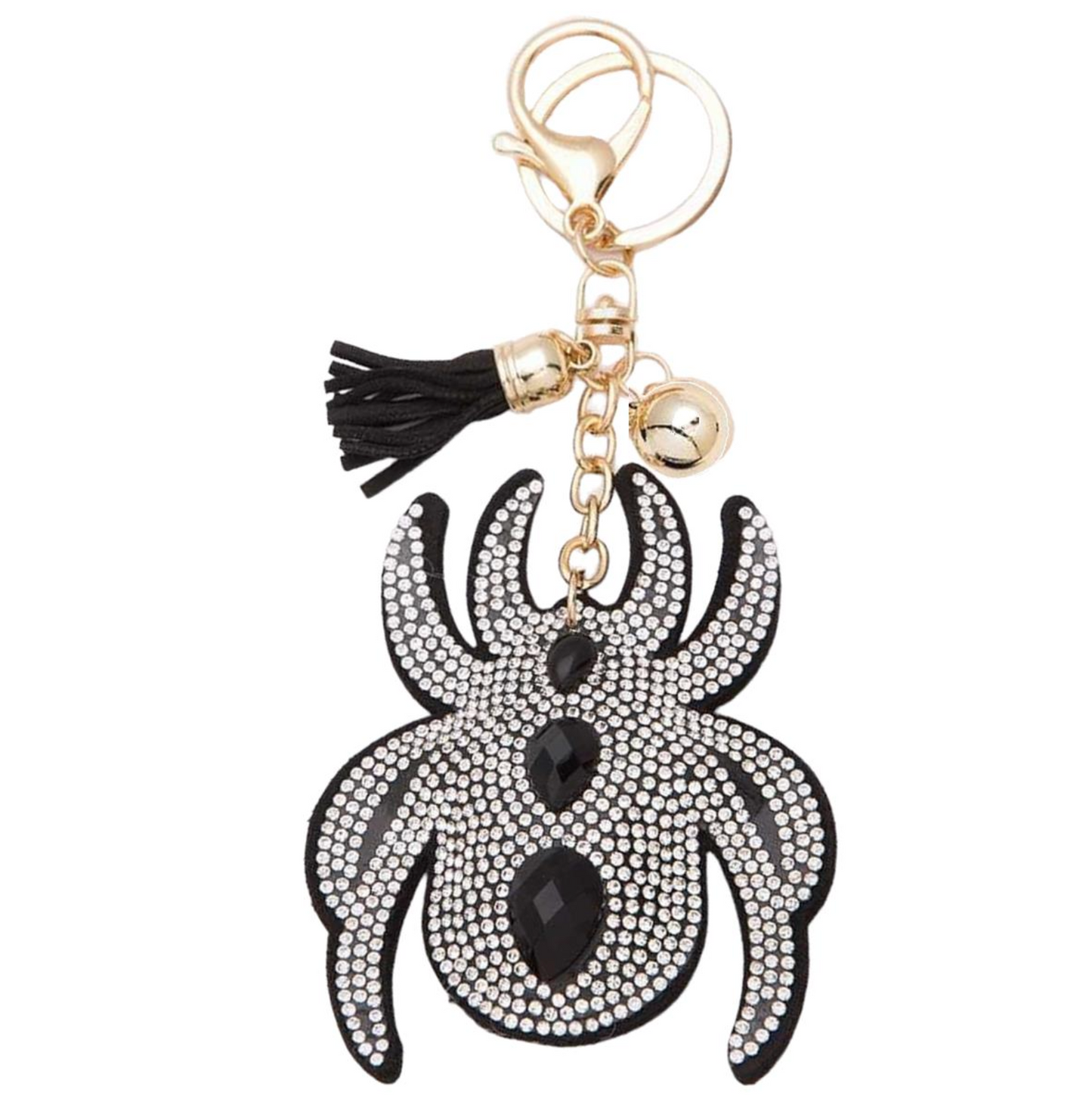 Seasonal Bling Bag Charm with Keychain, Fashion Accessory for Keys, Purse, Backpack decor keychain bag