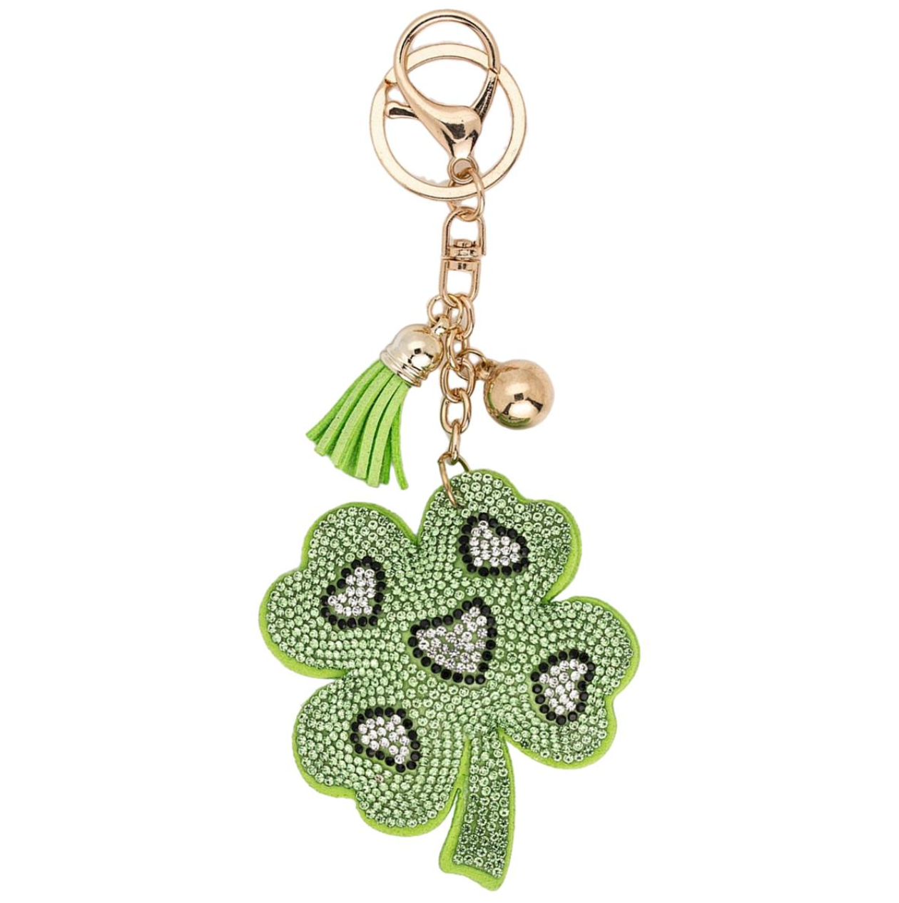 Seasonal Bling Bag Charm with Keychain, Fashion Accessory for Keys, Purse, Backpack decor keychain bag