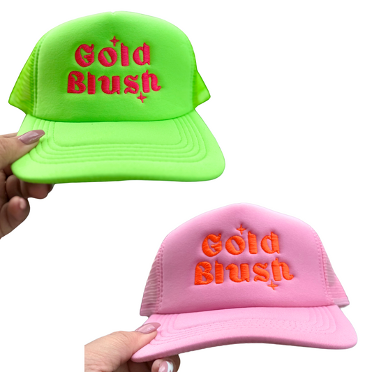 Gold Blush Branded Hats- Neon Edition
