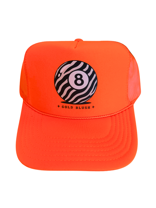 Gold Blush® Graphic Trucker Hat, Foam Snapback Hat, Colorful Women’s Mesh Cap