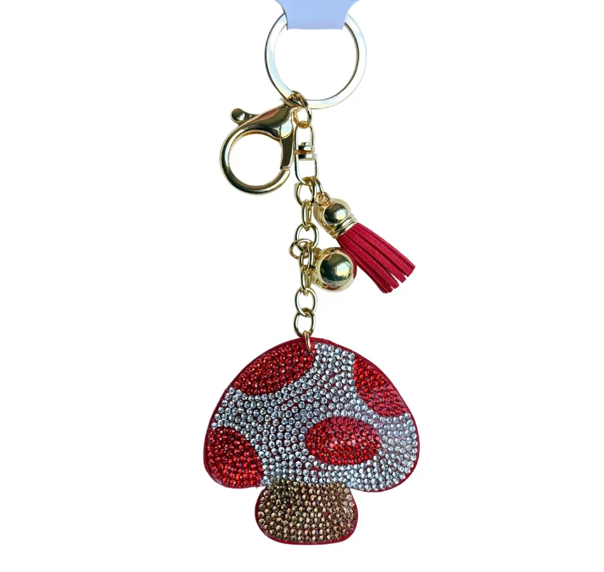 Bling Bag Charm with Keychain, Fashion Accessory for Keys, Purse, Backpack decor keychain bag