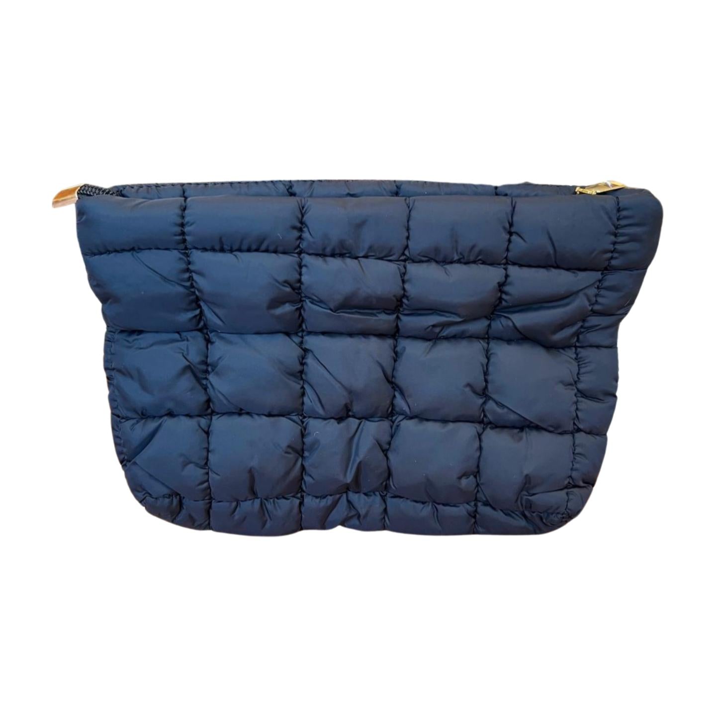Nylon Puffer Pouch - Cosmetic Bag, Organizer for Tech and More travel makeup