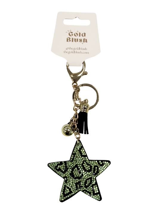 Bling Bag Charm with Keychain, Fashion Accessory for Keys, Purse, Backpack decor keychain bag
