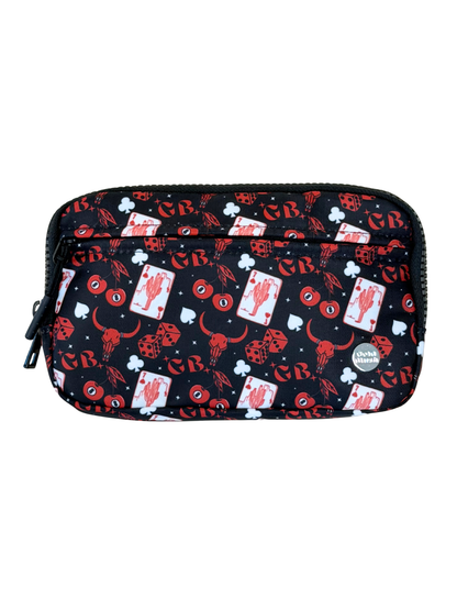 Gold Blush DualMode 2 in 1 Wallet RFID Protected– Nylon Wristlet & Crossbody Bag for Women, Fits Most Smartphones, Stylish & Versatile