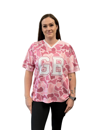 Gold Blush "Fowl Play" Duck Camo Lightweight Jersey