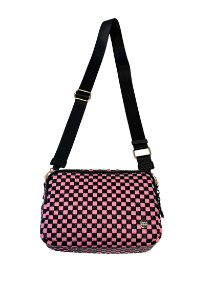 Gold Blush® Iconic Woven Bestie Bag- Full RFID Protection + Luxe Vegan Leather