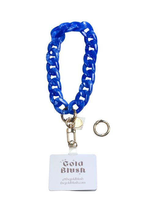 Acrylic Phone Chain Wristlet with Insert – Multi-Use Strap for Phone Case, Bags, or Keys