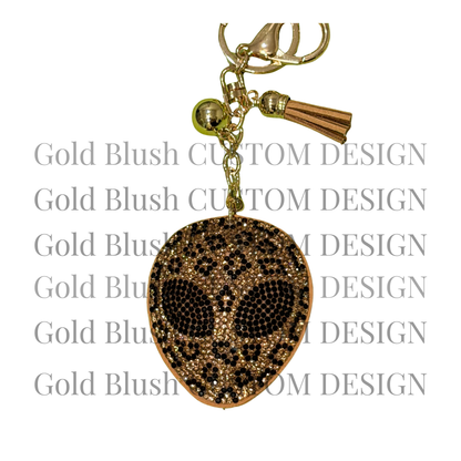 Bling Pets & Creatures Bag Charm with Keychain, Fasion Accessory for Keys, Purse, Backpack