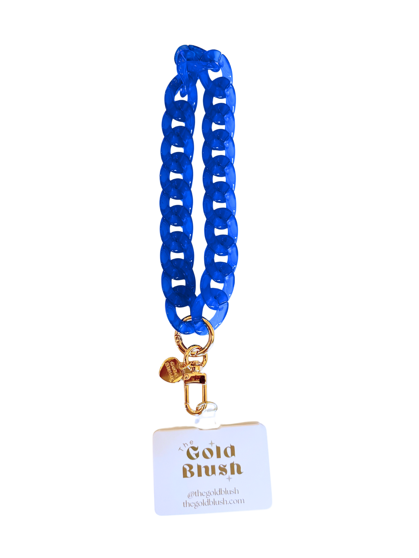 Acrylic Phone Chain Wristlet with Insert – Multi-Use Strap for Phone Case, Bags, or Keys