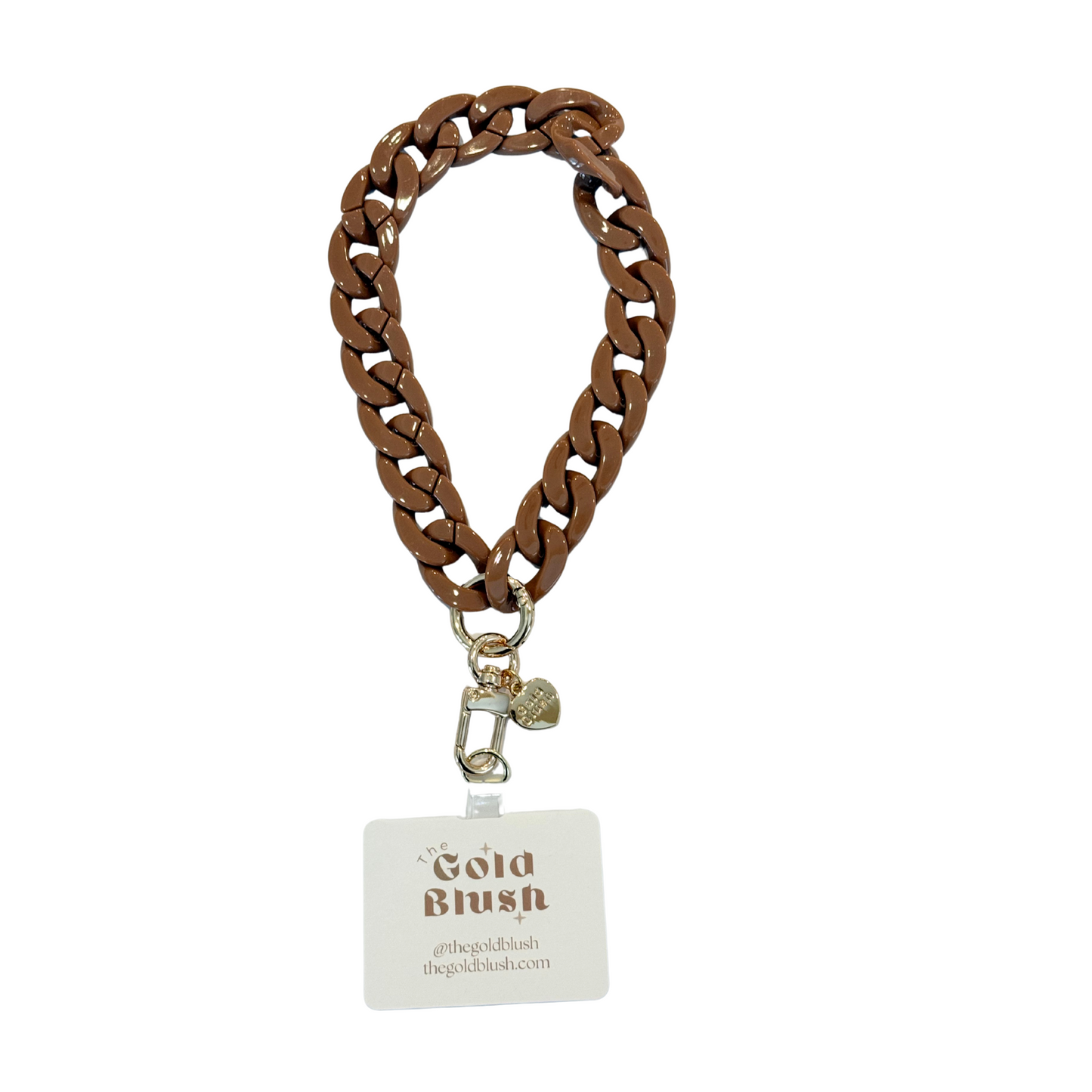 Acrylic Phone Chain Wristlet with Insert – Multi-Use Strap for Phone Case, Bags, or Keys