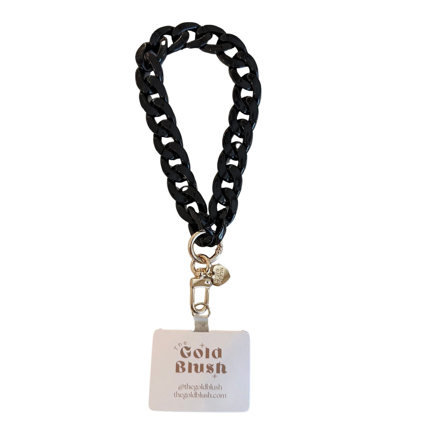 Acrylic Phone Chain Wristlet with Insert – Multi-Use Strap for Phone Case, Bags, or Keys