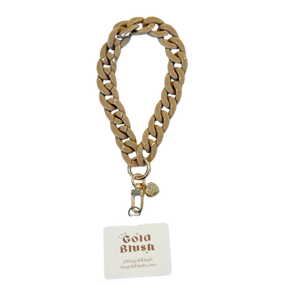Acrylic Phone Chain Wristlet with Insert – Multi-Use Strap for Phone Case, Bags, or Keys