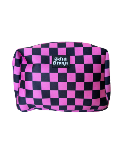 Gold Blush® Neoprene Cosmetic Bag – Everyday Travel Makeup Pouch