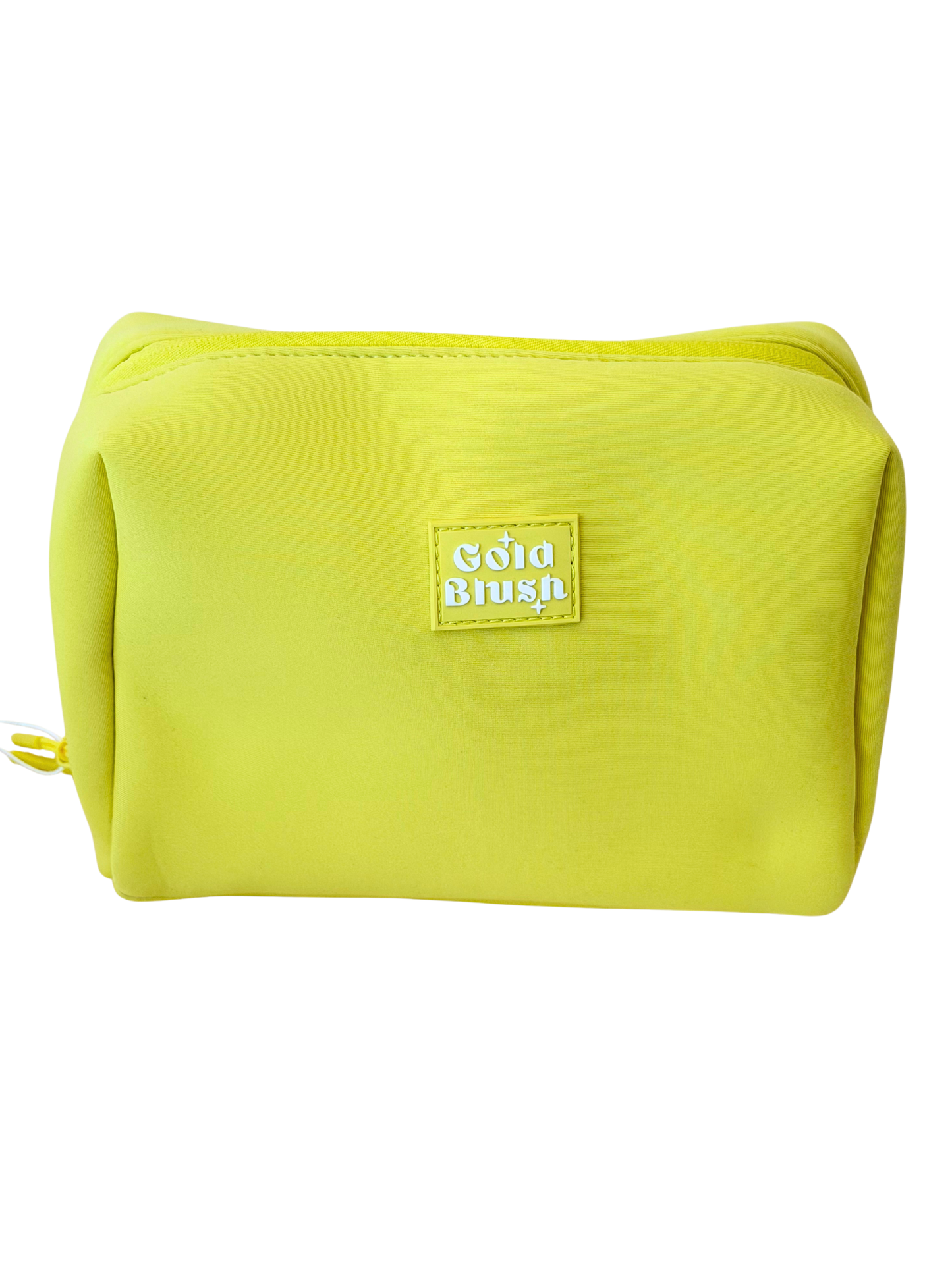 Gold Blush Neoprene Cosmetic Bag – Everyday Travel Makeup Pouch