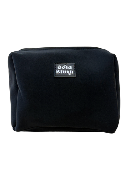 Gold Blush Neoprene Cosmetic Bag – Everyday Travel Makeup Pouch